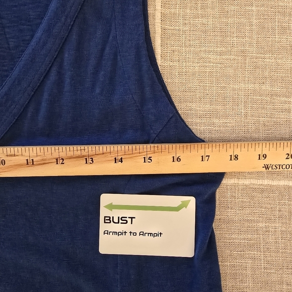 J.Jill Medium Modal Blend V Neck Shift Dress Pockets - Picture 7 of 8